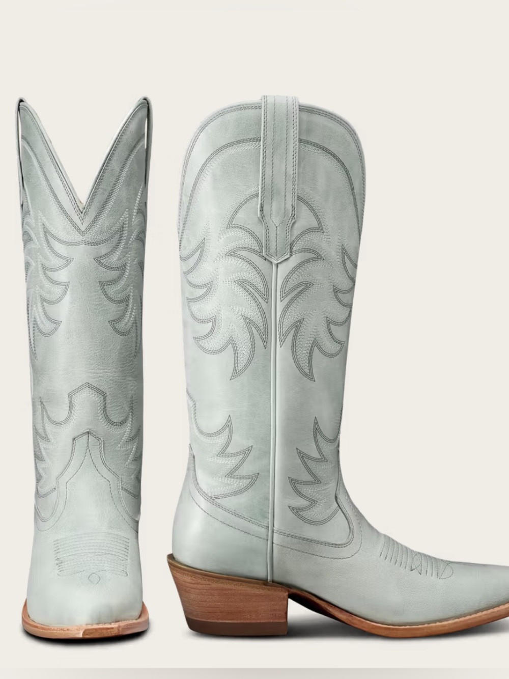 Limited Edition Tecovas The Annie Slate Blue Boots Size 9.5 New